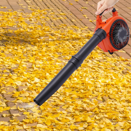 Gas Leaf Blower 25.4CC 2-Stroke 4.59ft³/h Commercial Handheld Gas Leaf Blower Grass Lawn Yard Dust Blowing Cleaning Tool